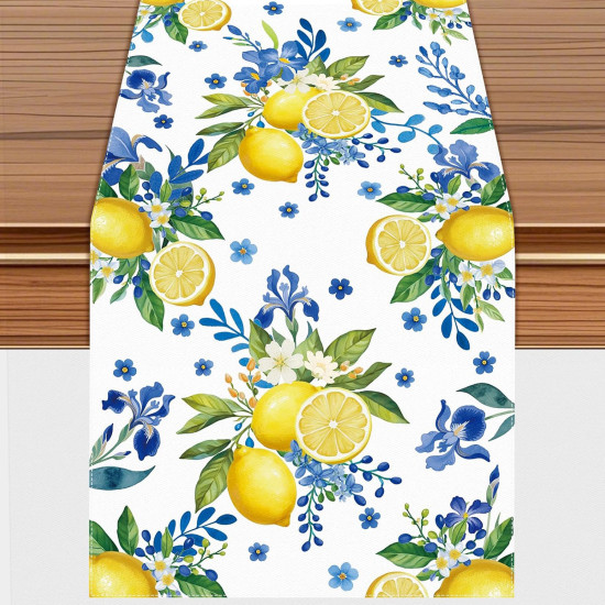 Lemon Pattern Table Runner